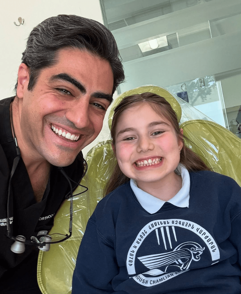 Orthodontics LA - Smiling doctor and patient